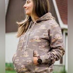 Equestrian style Lavender fields elevate hoodie